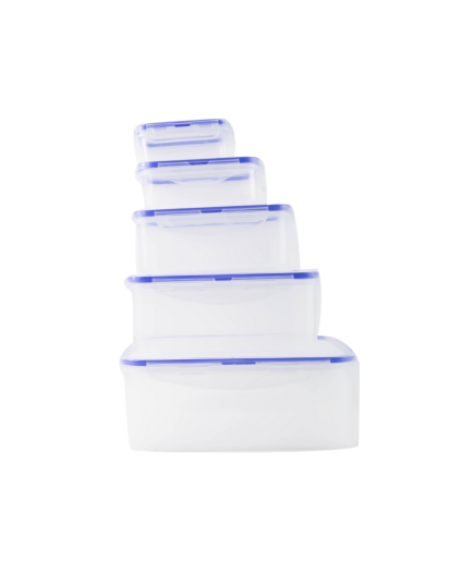 RECIPIENTE PLASTICO SET X 5