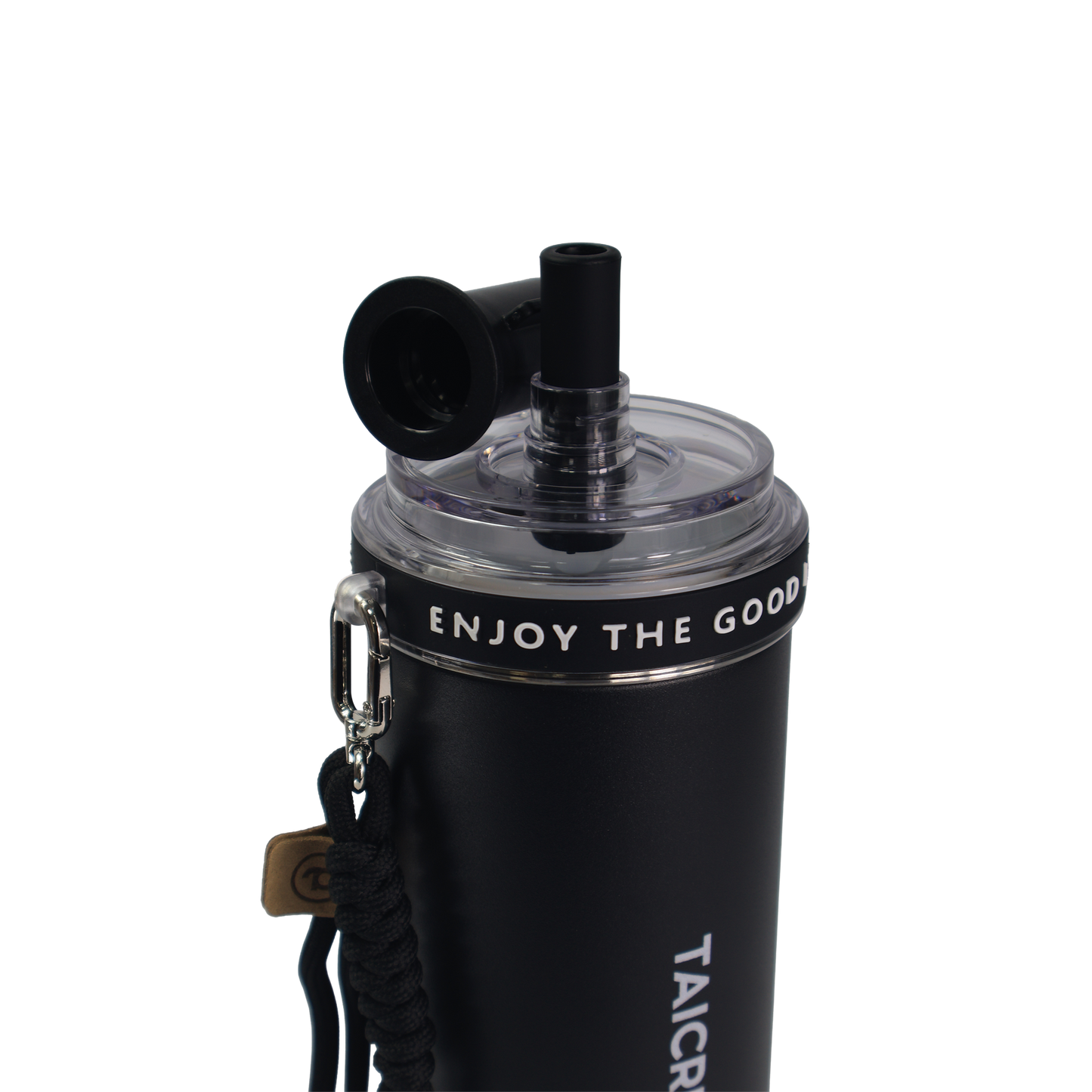 Termo Acero 900 ml con Tapa de Rosca, Correa y Protecto base