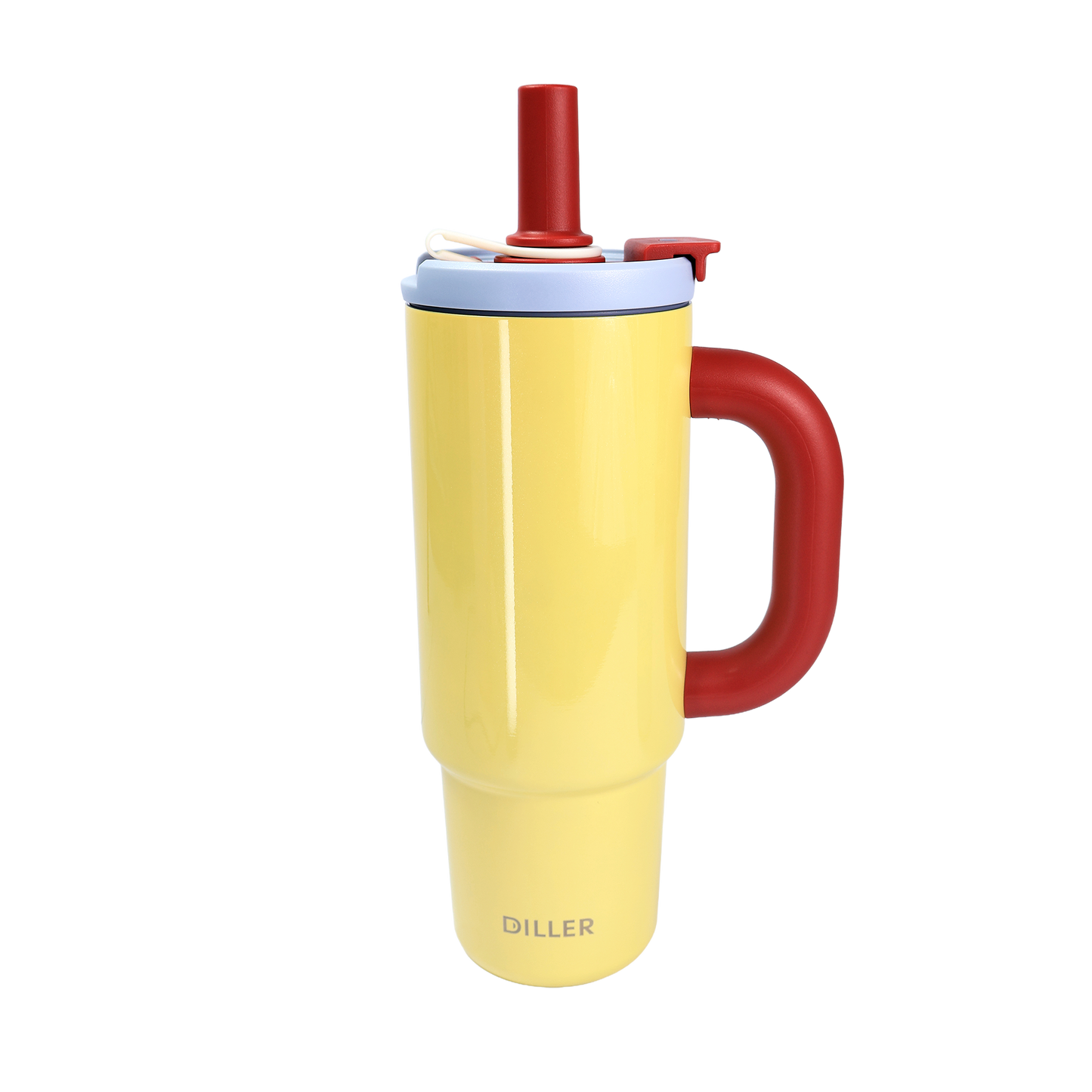 Termo de Acero con Asa, Pitillo e Infusor 950ML