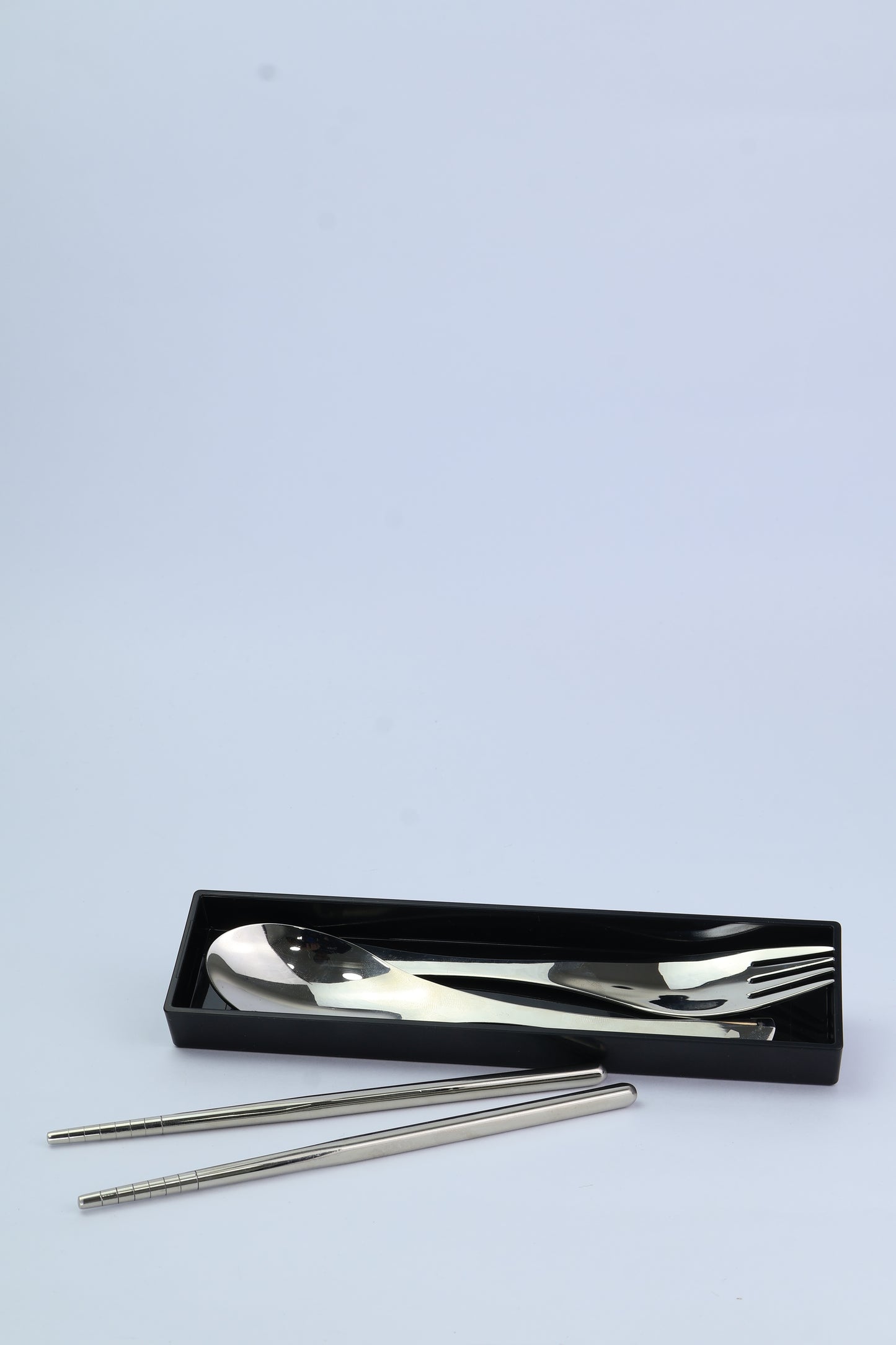 Lonchera Térmica Premium En Acero Inoxidable Con Estuche y Set De Cubiertos