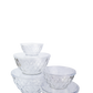 Set de Recipientes de Vidrio x 5 con Tapa Plástica - RES 01