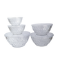 Set de Recipientes de Vidrio x 5 con Tapa Plástica - RES 01