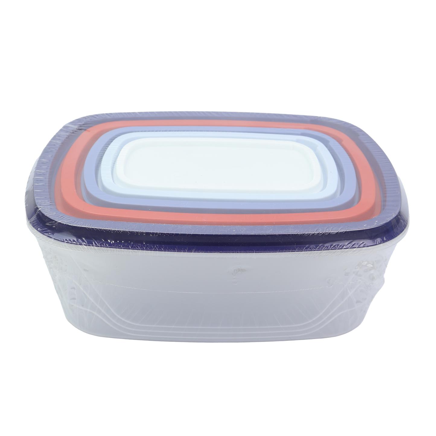 Set De Recipientes Plásticos Herméticos x 5 Con Tapa - RES 06