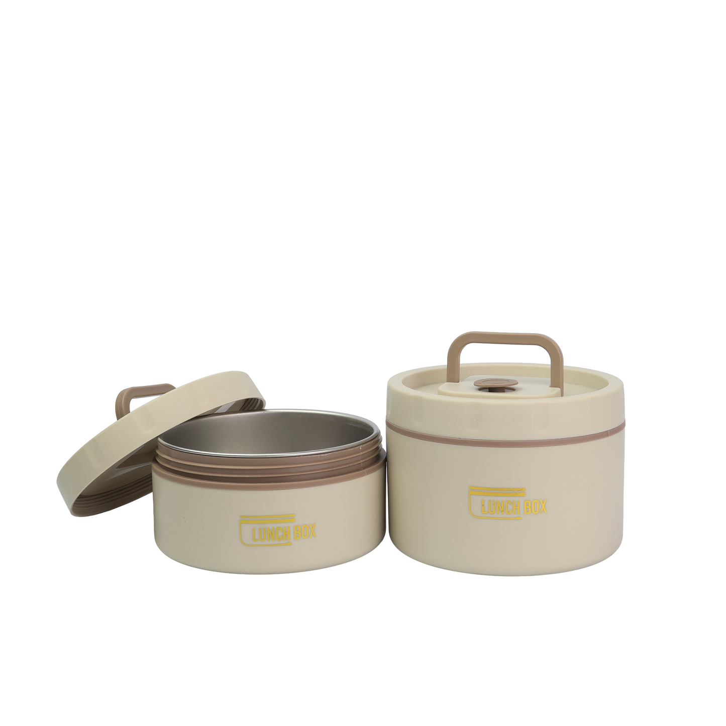 Lonchera En Acero Con Estuche Set 2