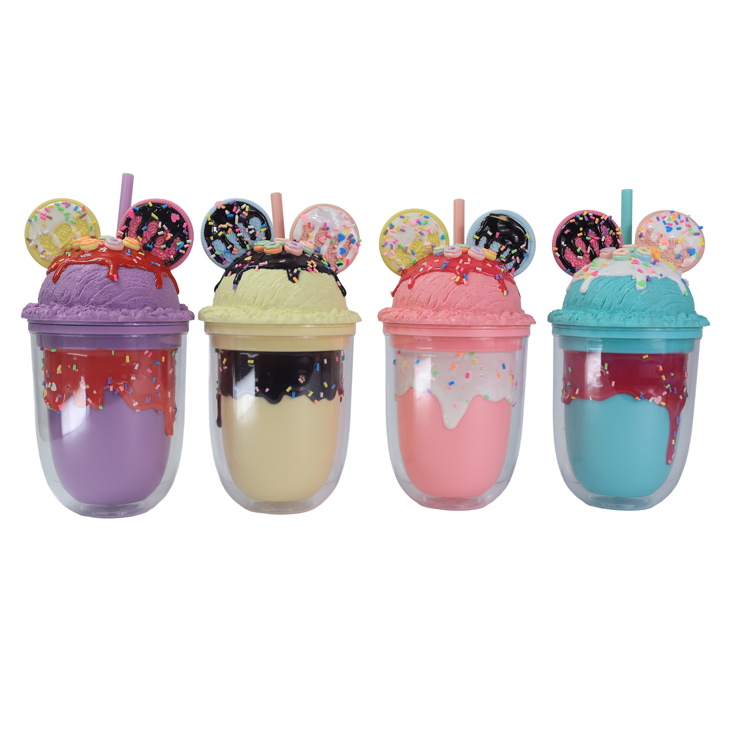 TERMO PLASTICO  TIPO COPA HELADO GALLETA 350ML