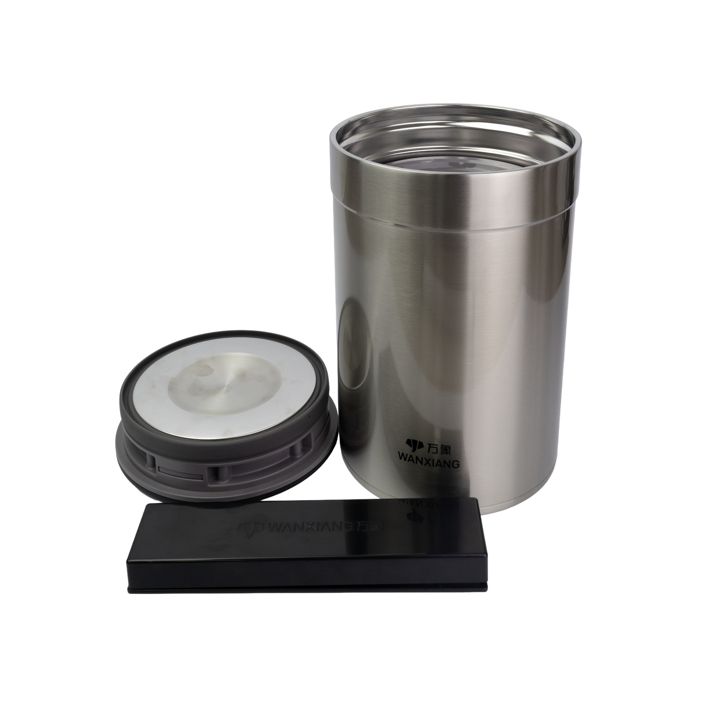 Lonchera Térmica Premium En Acero Inoxidable Con Estuche y Set De Cubiertos