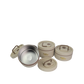 LONCHERA EN ACERO CON ESTUCHE SET 4