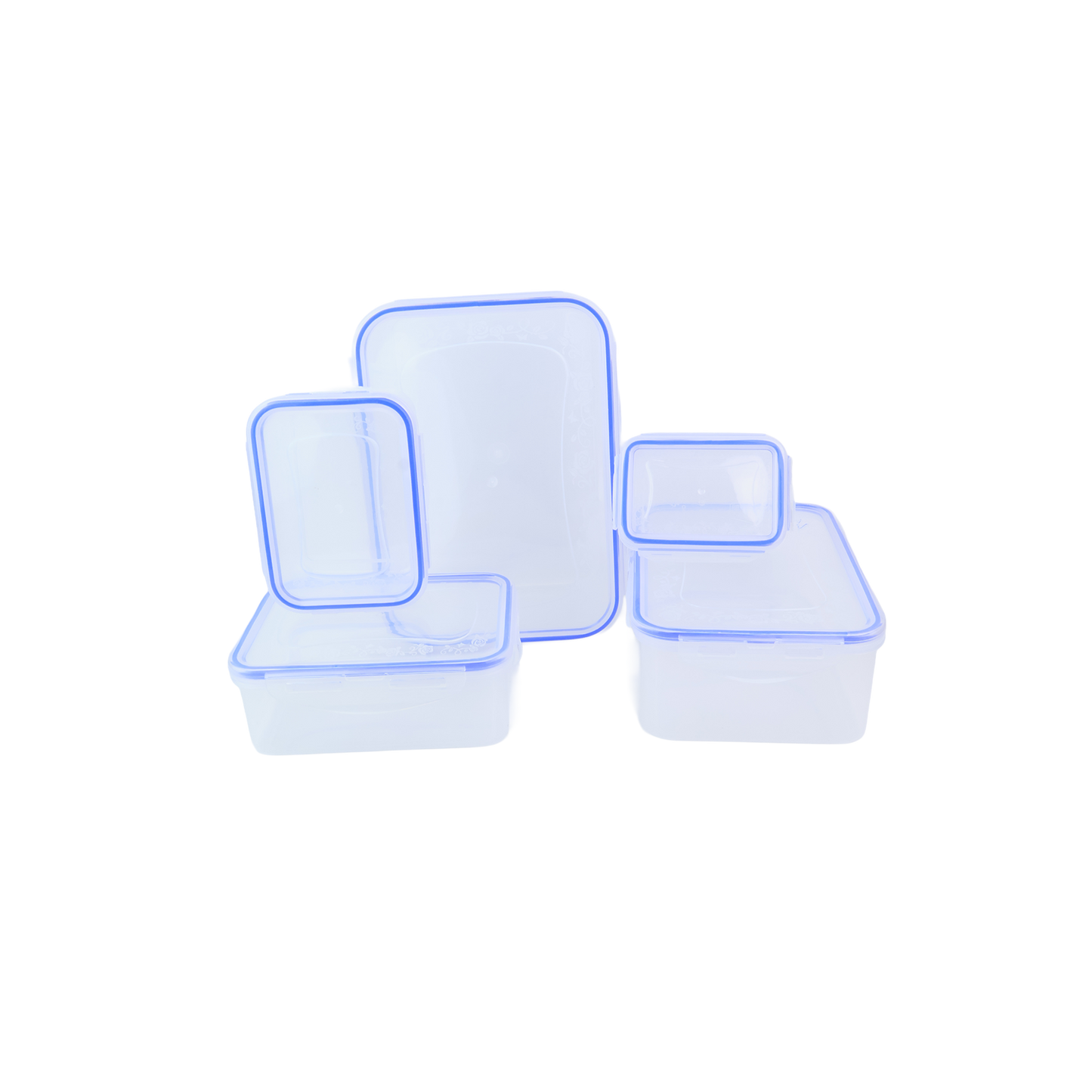 RECIPIENTE PLASTICO SET X 5 - C89